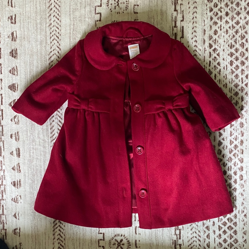 Gymboree Deep Red Pea Coat for Kids